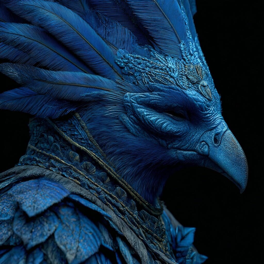 Blue Avian or Kir Galactic being --galactic beings from Planet Kir