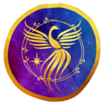 Sound Waves Heal fireBird and Stars Circle