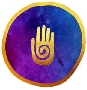 Sound Waves Heal hand Circle