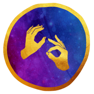 Sound Waves Heal Two Hands Sign Sound Waves Heal Two Hands Sign
