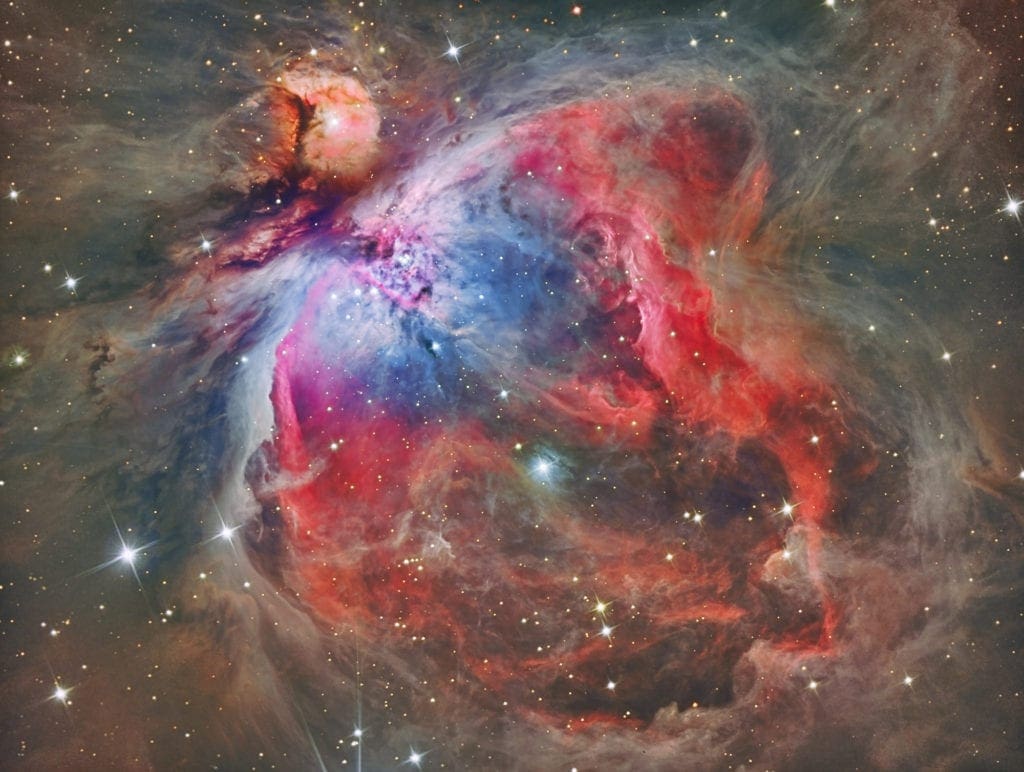 Orion Star Beings from Orion Nebula Image