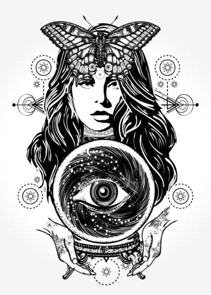 psychic medium crystal ball image