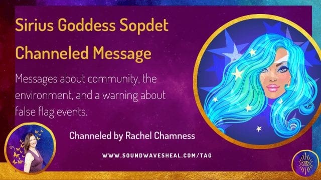 Sirius Goddess Sopdet Channeled Message
