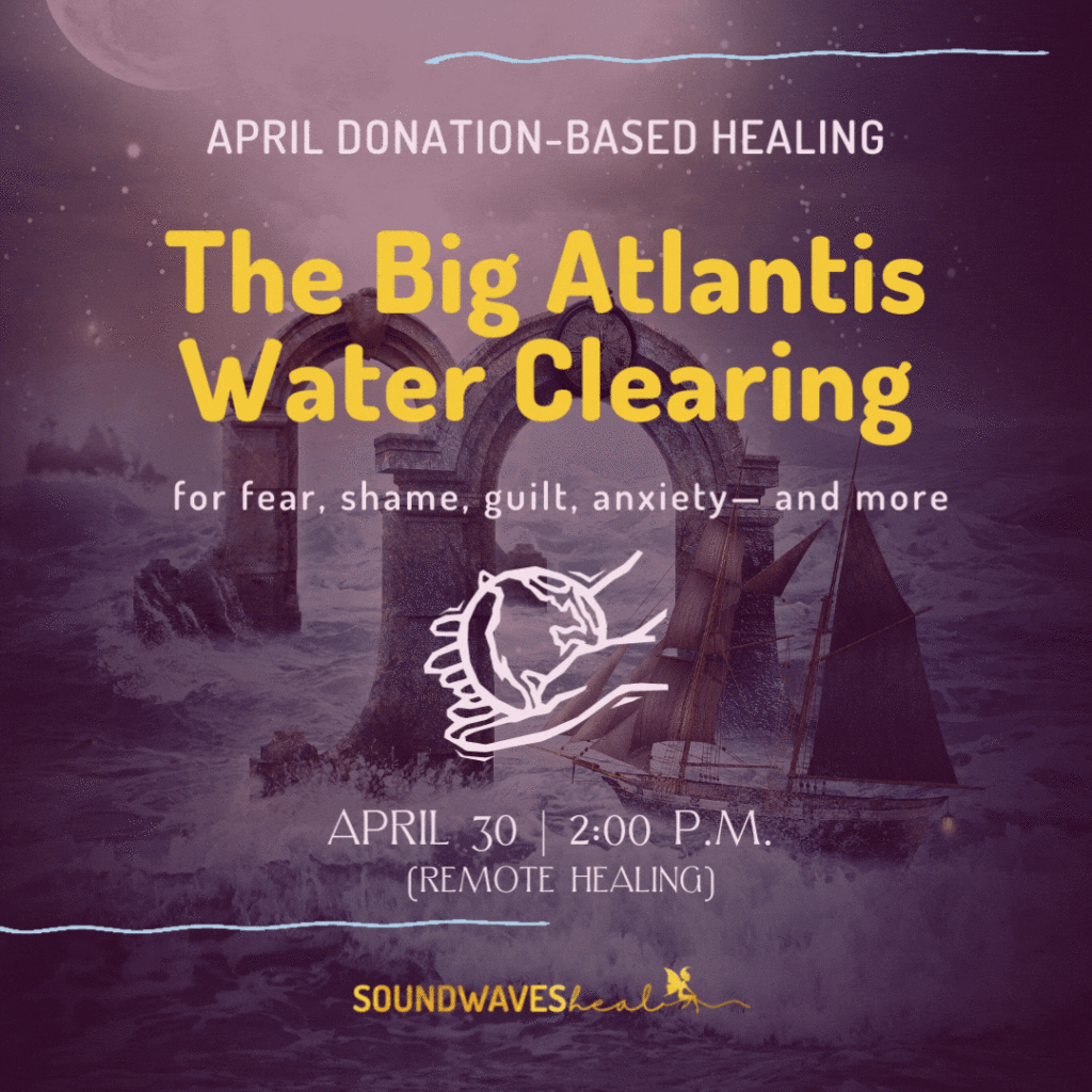 The Big Atlantis Water Clearing, group healing image