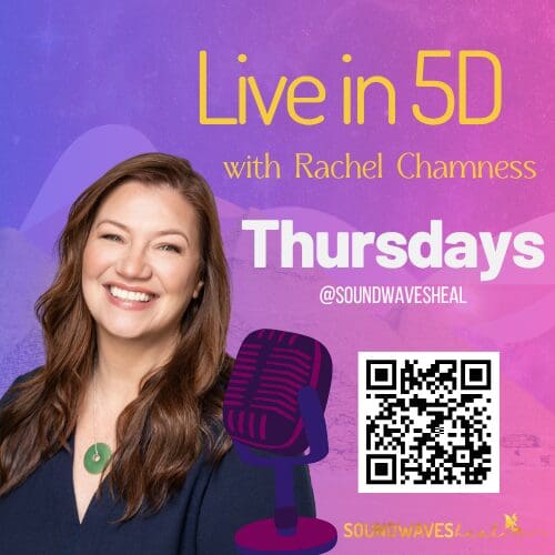 Live in 5D Thursdays with Rachel Chamness image Live in 5D Thursdays with Rachel Chamness image