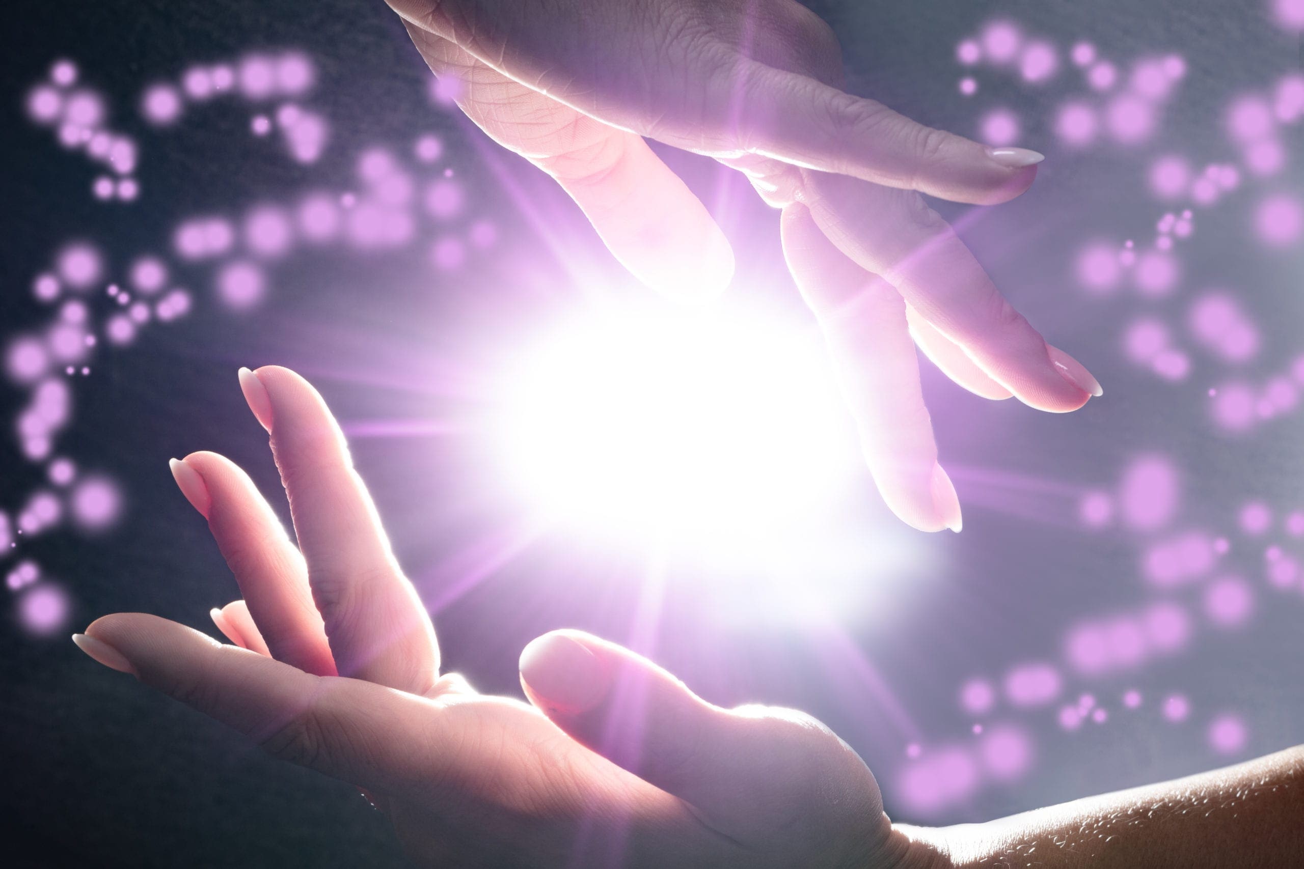 Reiki energy glow