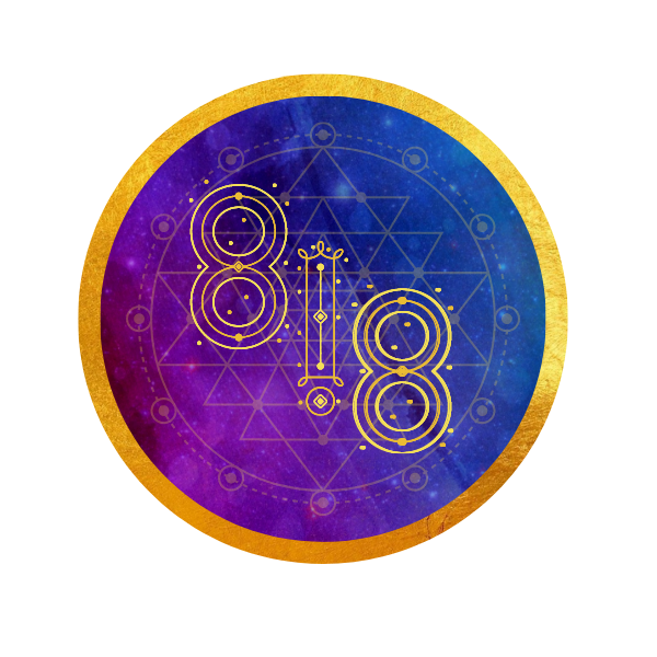 Advanced Light Language icon with sigils and quantum code numbers for spiritual activation and energy work ✨