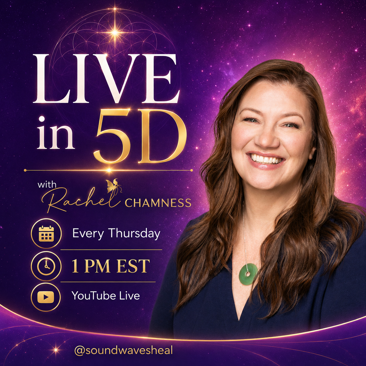 Live in 5D Thursday Lives with Rachel Chamness on YouTube