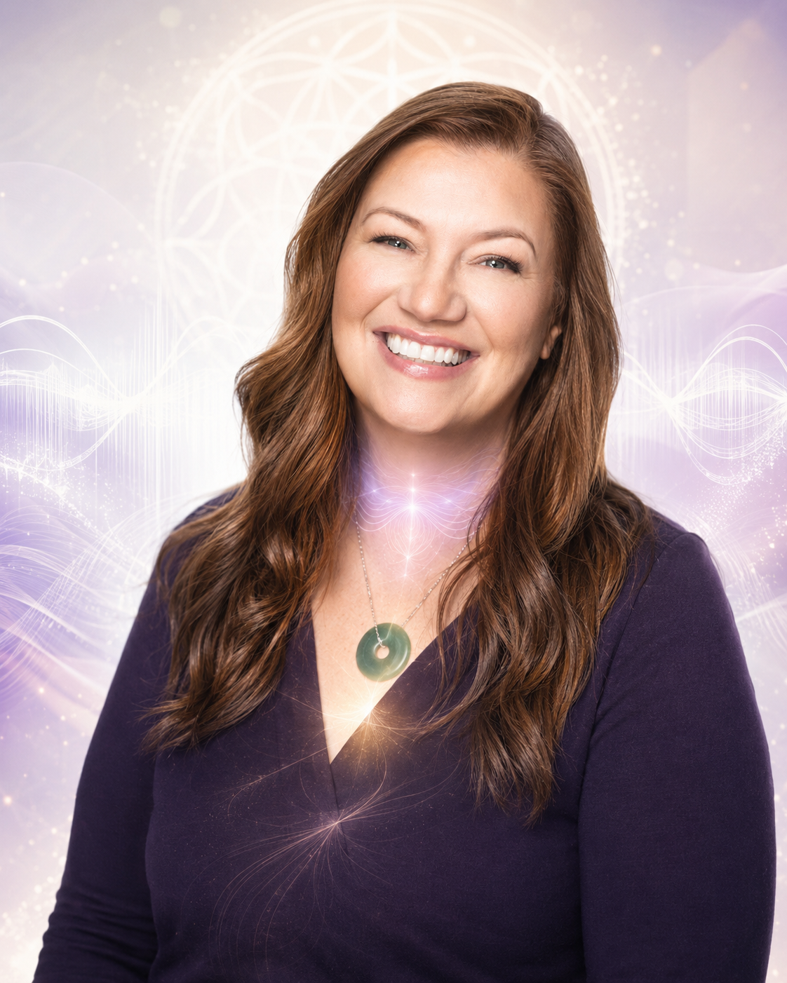 Rachel Chamness offering Living Light Code sound healing transmissions with vocal Light Codes and Reiki-infused frequencies